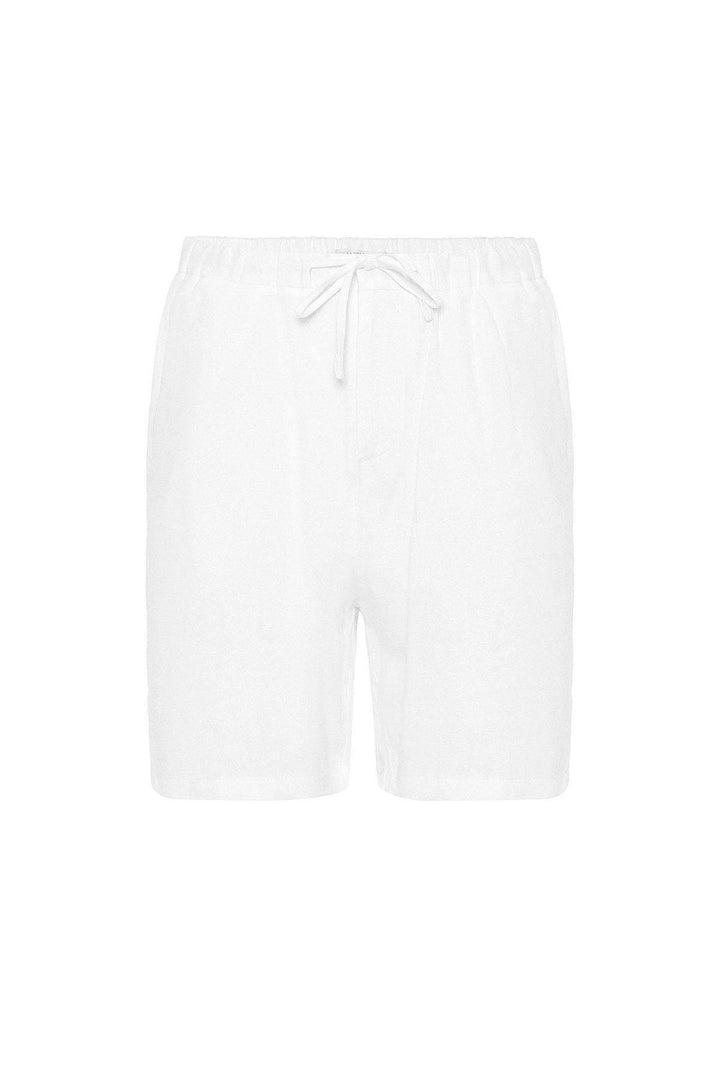 ANT Antioch White Linen Blend Men's Shorts - Denia