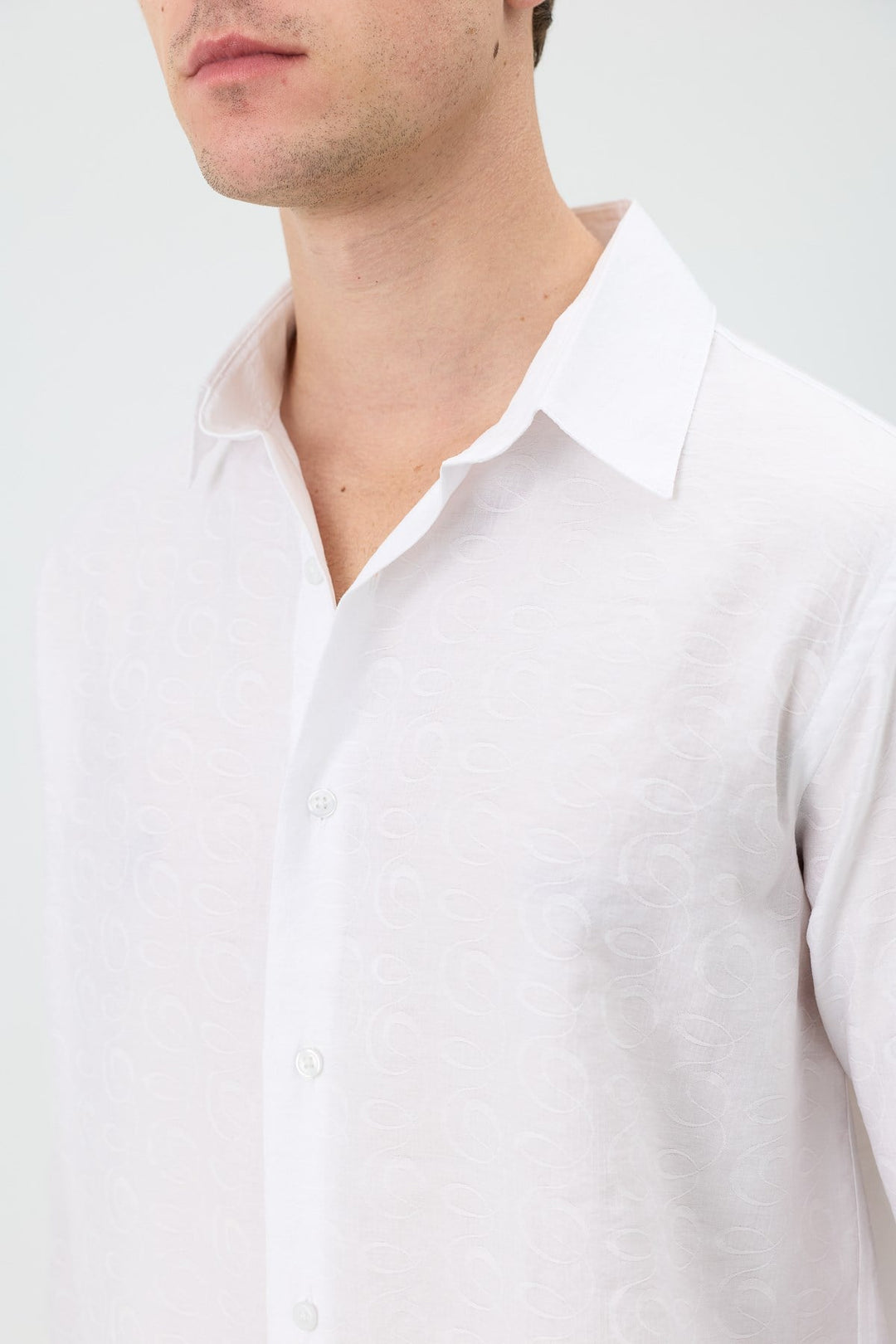 ANT Men's Patterned Shirt with Modal Blend - Mount Laurel