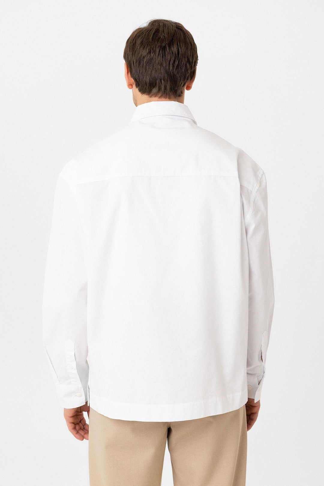 ANT Antioch White Cotton Relaxed Fit Men's Shirt - Gravesend