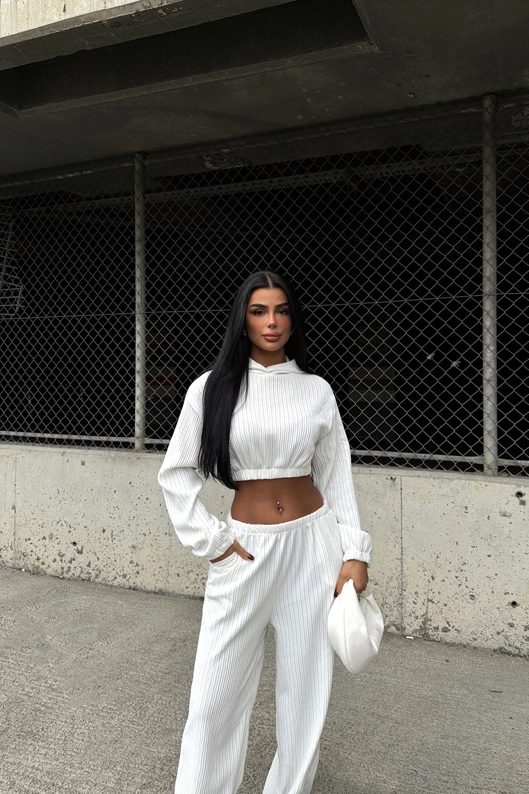 EYY Women White Pantsuit - Bollate
