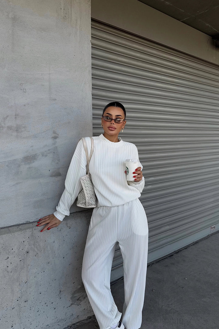 EYY Women White Pantsuit - Maple Ridge