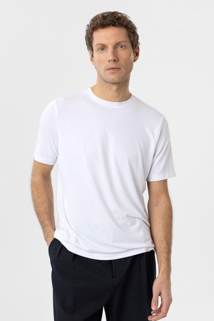 ANT Antioch Beyaz Regular Fit Basic Erkek T-Shirt - McMinnville