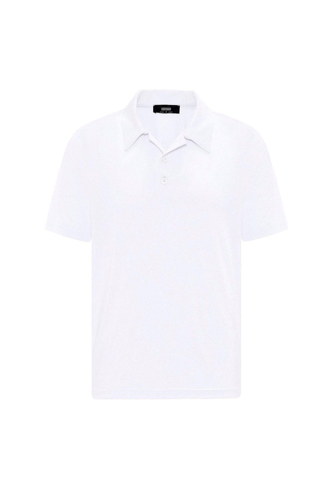 ANT Antioch Beyaz Regular Fit Polo Yaka Erkek T-Shirt - Ellicott City