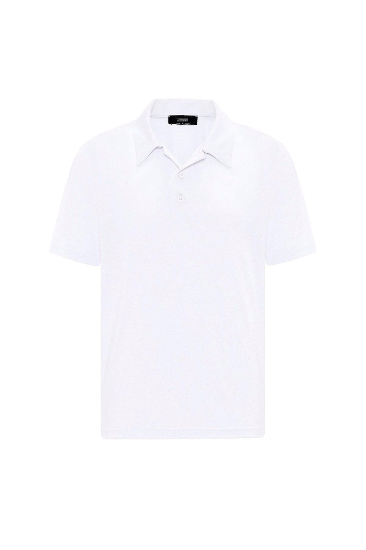 ANT Antioch Beyaz Regular Fit Polo Yaka Erkek T-Shirt - Ellicott City