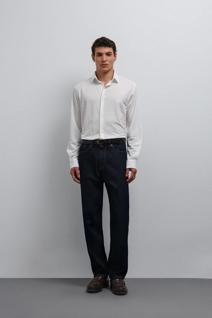 ANT Antioch White Relax Fit Men's Shirt - Chapel Hill