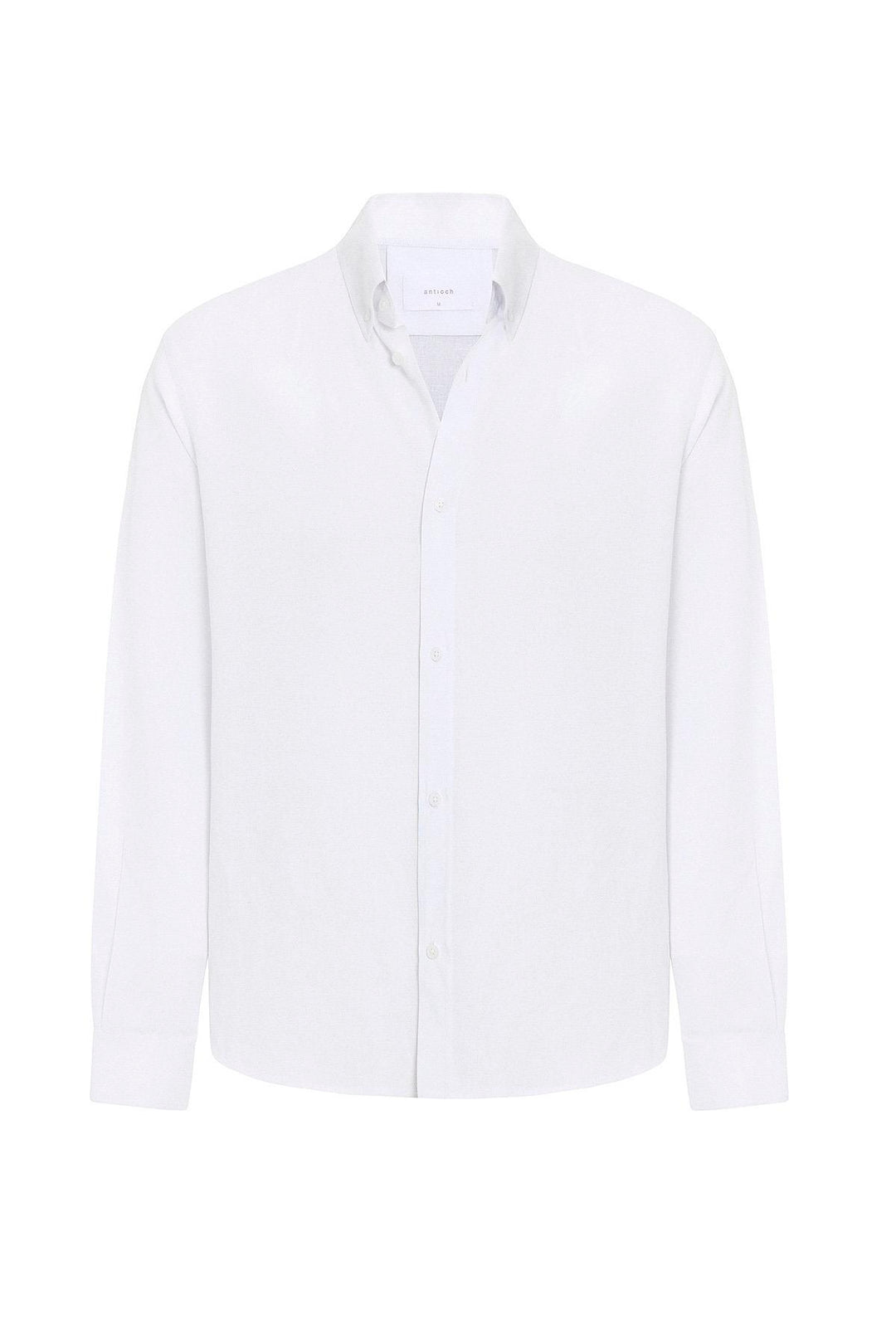 ANT Antioch White Relax Fit Linen Blend Men's Shirt - Grande Prairie