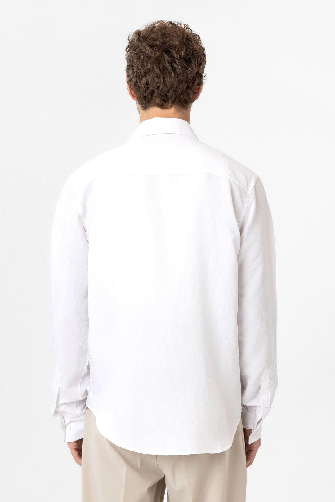 ANT Antioch White Relax Fit Modal Fabric Men's Shirt - Jerez de García Salinas