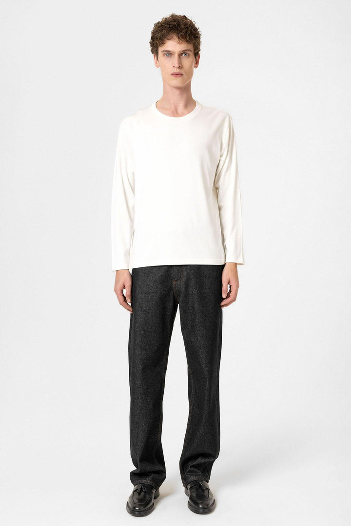 ANT Antioch Beyaz Relaxed Fit Basic Erkek T-Shirt - Bergisch Gladbach