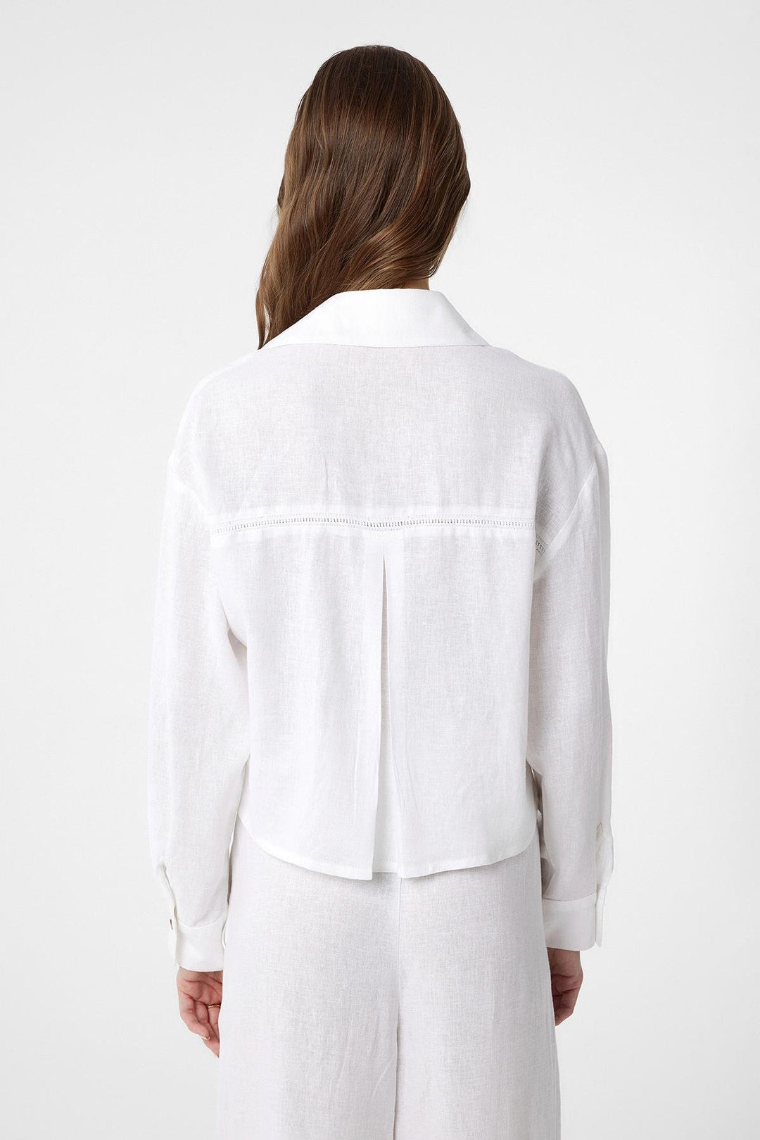 ANT Antioch White Striped Women's Shirt - Redlands