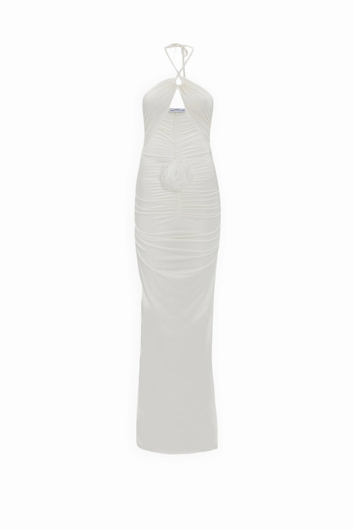 EYY Women White Back Detail Dress - Marijampolė