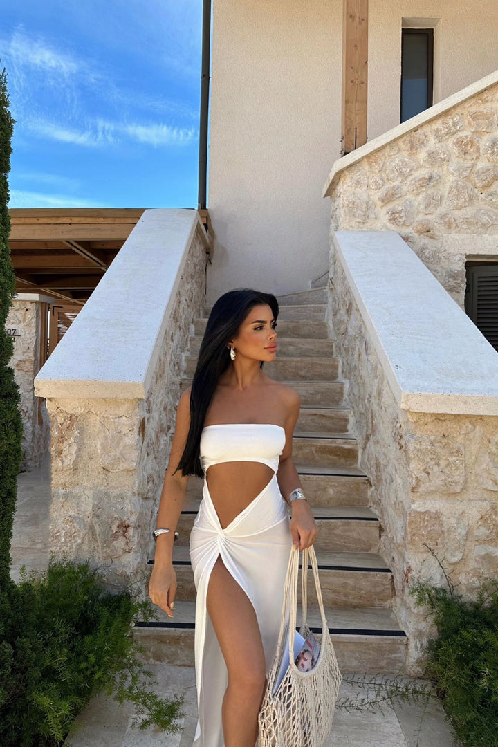 فستان Liana باللون الأبيض للنساء من EYY - Kolomyia