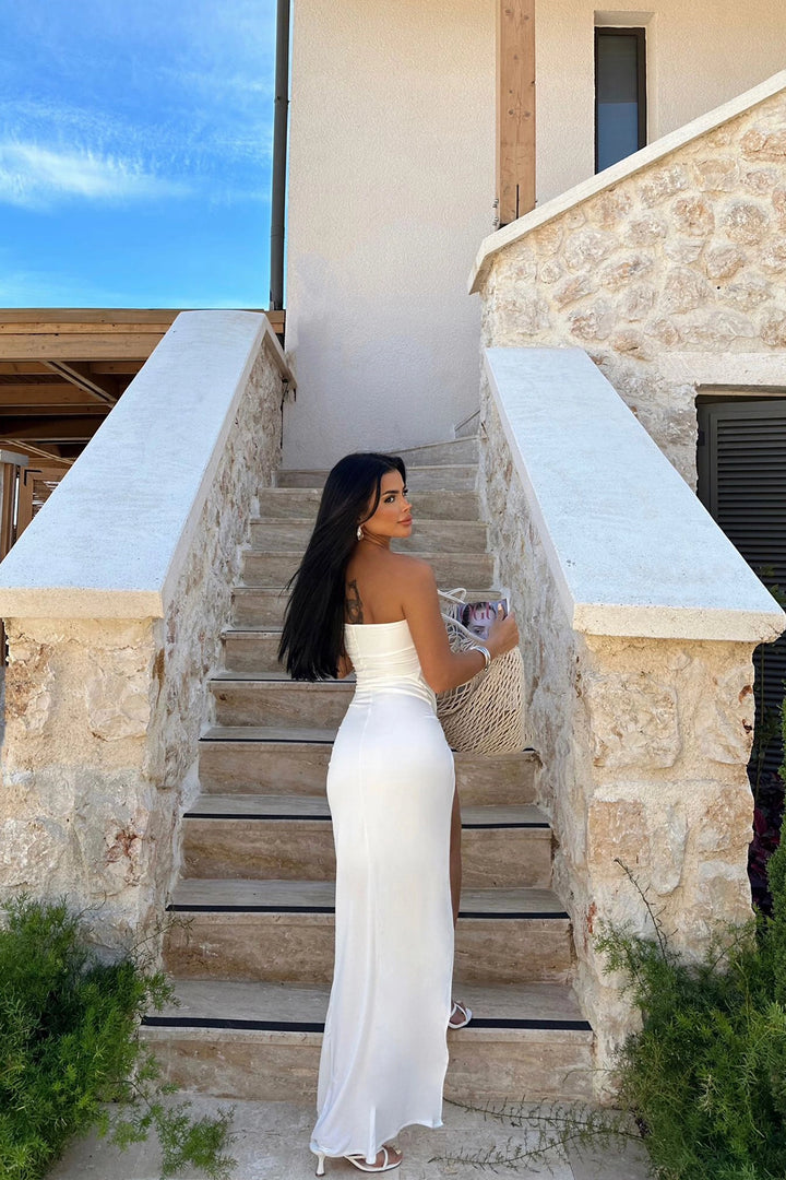 فستان Liana باللون الأبيض للنساء من EYY - Kolomyia
