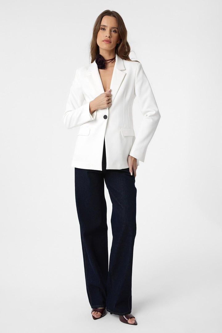 ANT Antioch White Body Sitting Woman Blazer Jacket - Ostfildern