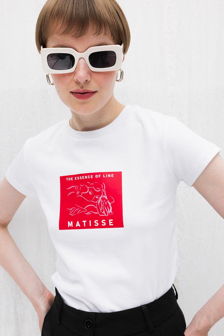 BSL Women Crew Neck Printed Tshirt - Eccles