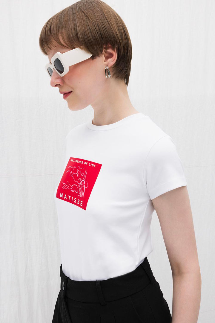 BSL Women Crew Neck Printed Tshirt - Eccles