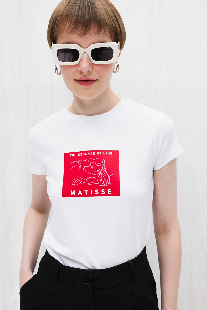 BSL Women Crew Neck Printed Tshirt - Eccles