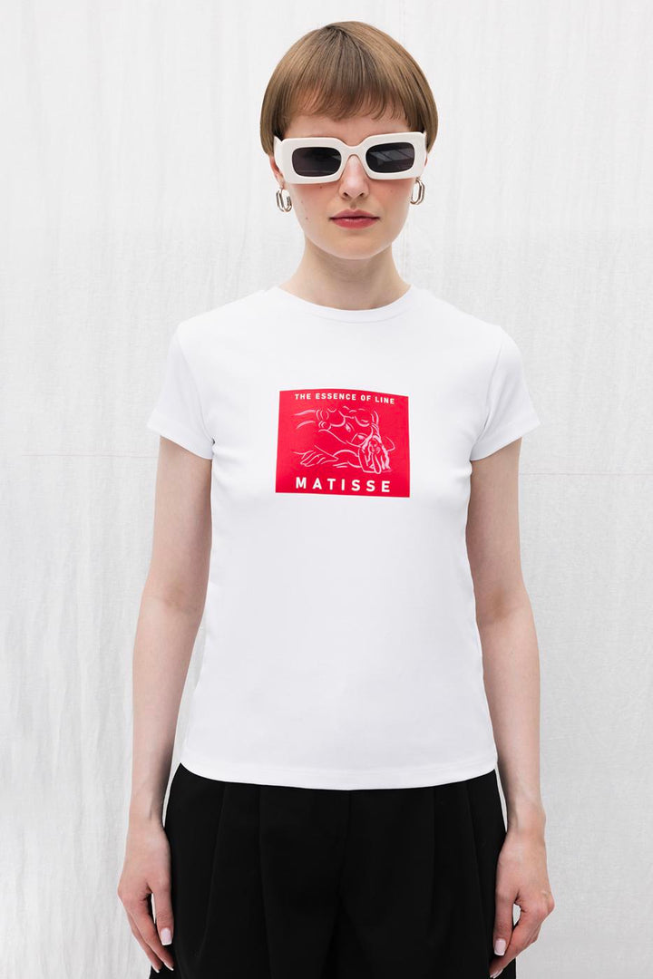 BSL Women Crew Neck Printed Tshirt - Eccles