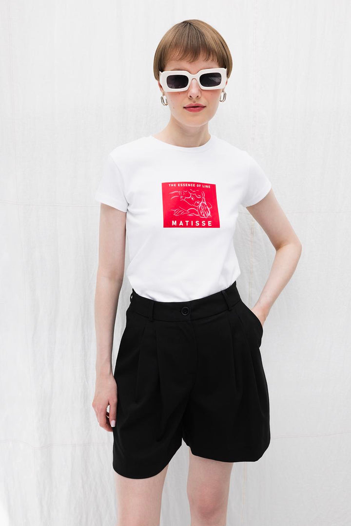 BSL Women Crew Neck Printed Tshirt - Eccles