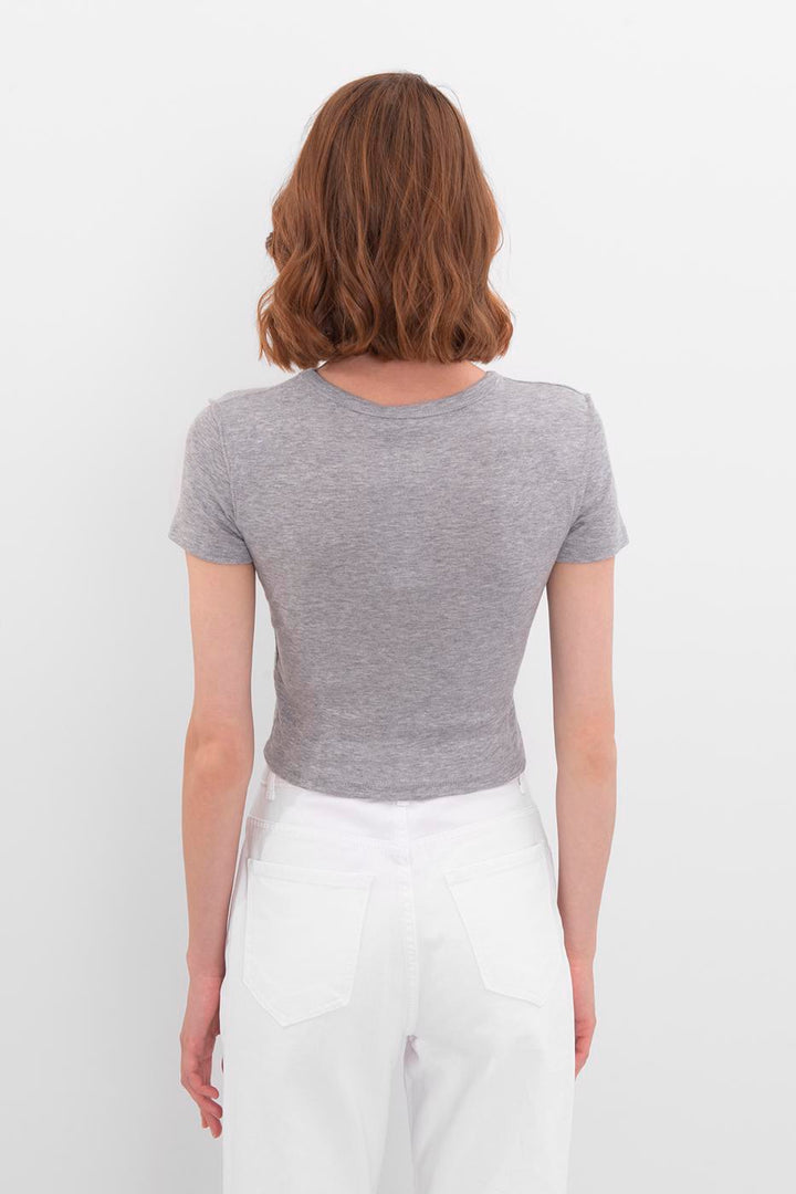 BSL Women Crew Neck Crop Top - Fort McMurray