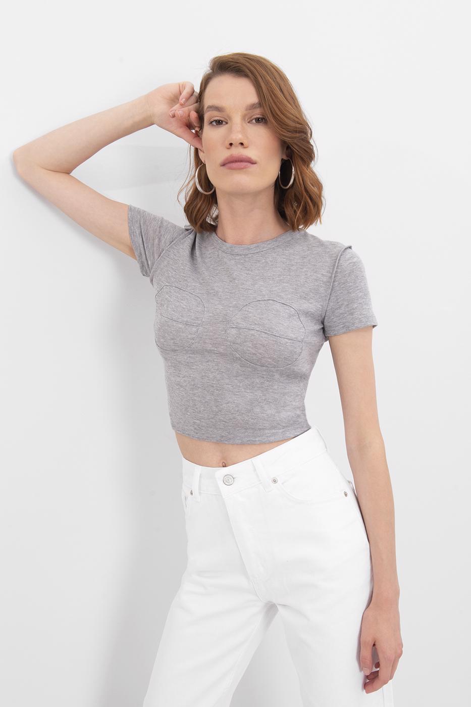 BSL Women Crew Neck Crop Top - Fort McMurray