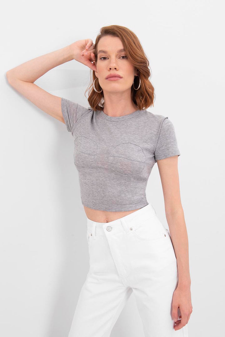 BSL Women Crew Neck Crop Top - Fort McMurray