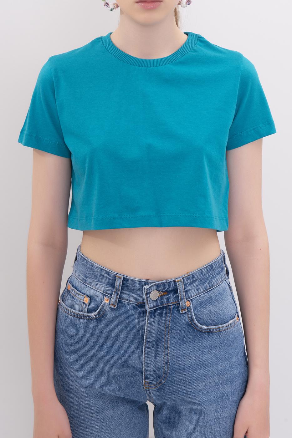 BSL Women Crew Neck Crop T-Shirt - Cicero