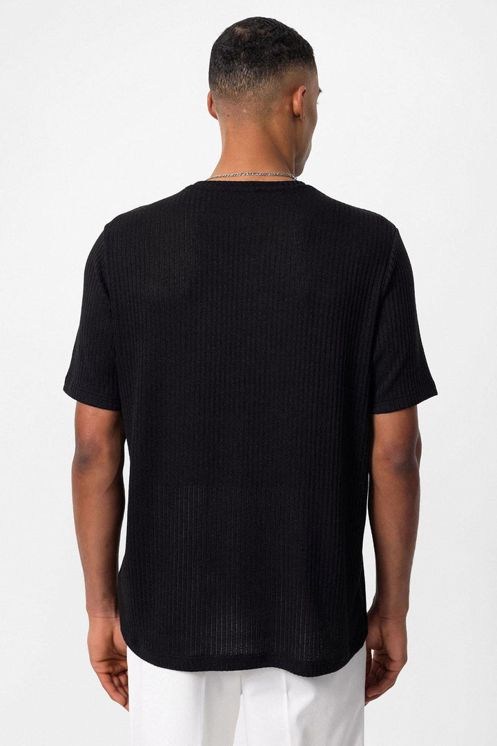 ANT Crew Neck Ribbed Men's T-Shirt - Brookline