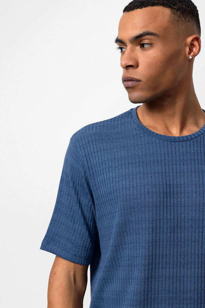 ANT Crew Neck Ribbed Men's T-Shirt - Ciudad de Allende