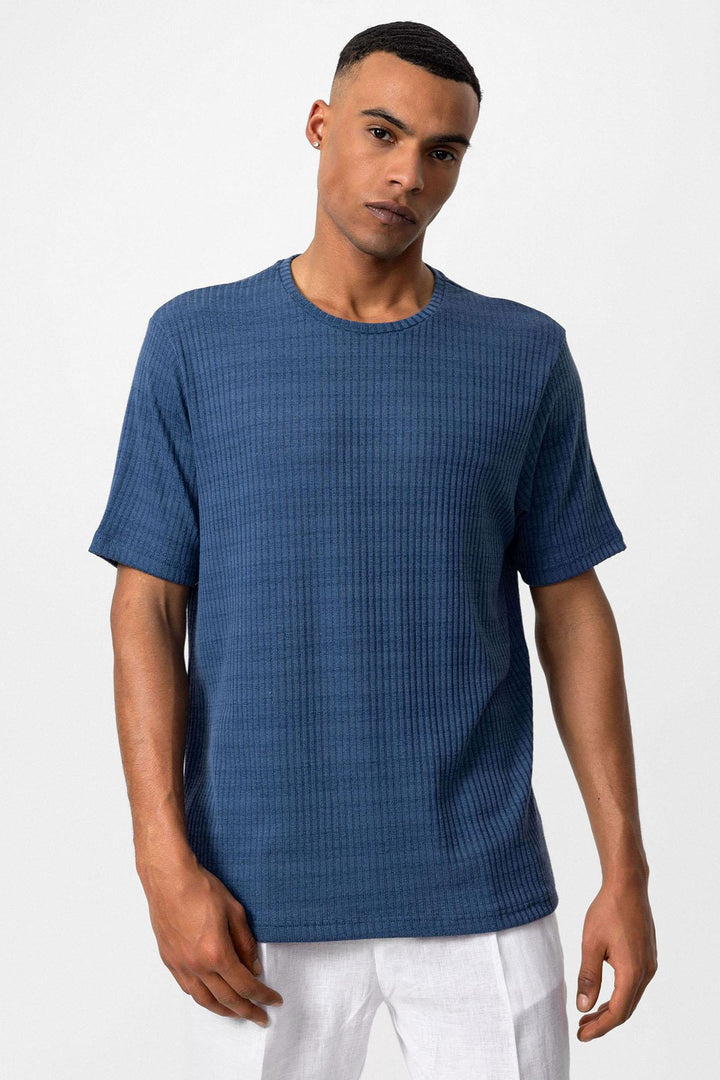 ANT Crew Neck Ribbed Men's T-Shirt - Ciudad de Allende