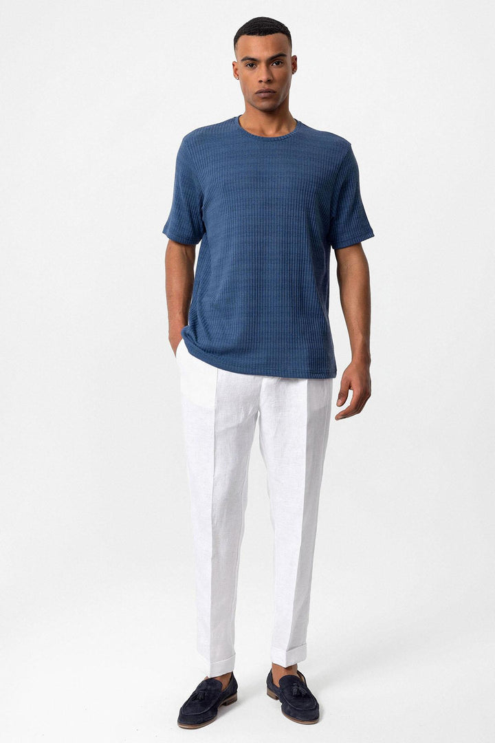 ANT Crew Neck Ribbed Men's T-Shirt - Ciudad de Allende