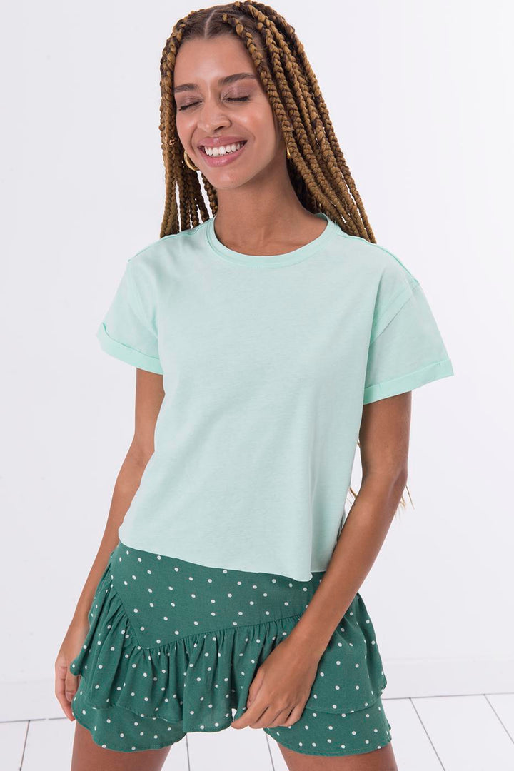 BSL Women Round Neck Short Sleeve T-Shirt - Stanton