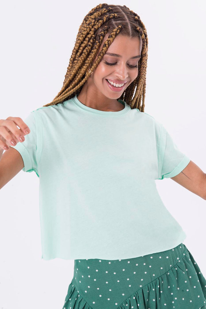 BSL Women Round Neck Short Sleeve T-Shirt - Stanton