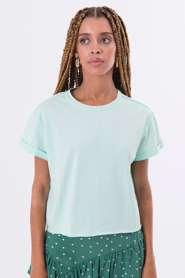 BSL Women Round Neck Short Sleeve T-Shirt - Stanton