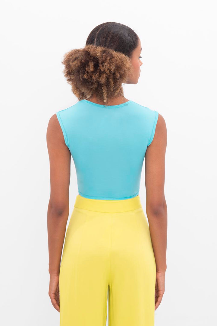 BSL Women Crew Neck Sleeveless Crop Body - Michigan City