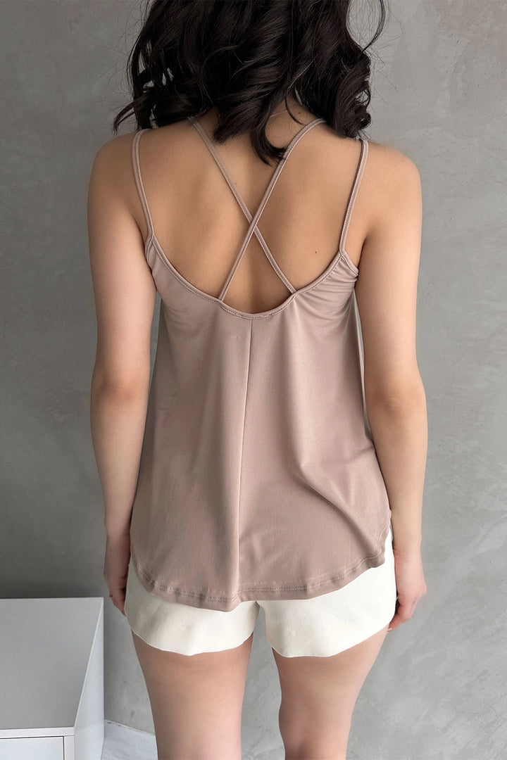 Biscuit Button Detailed Blouse BCDF-252163 - Waterlooville