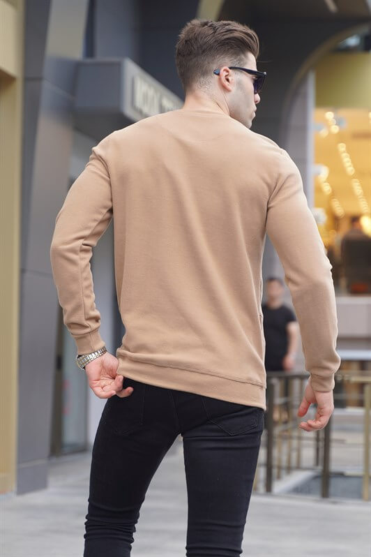 MDX Biscuit Basic Bicycle Neck Sweater 5965 - Coral Springs