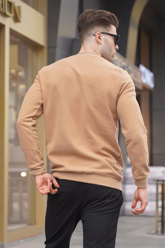 MDX Biscuit Patterned Bicycle Neck Sweater 5963 - Romford