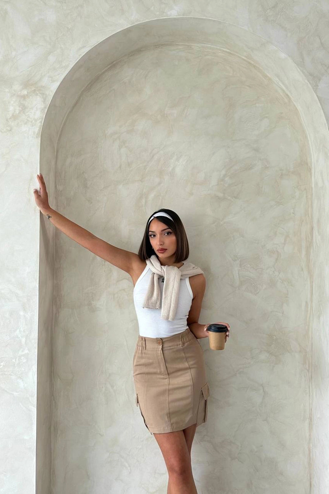 Biscuit Cargo Pocket Woven Skirt BCHN-2525020 - Mahilyow