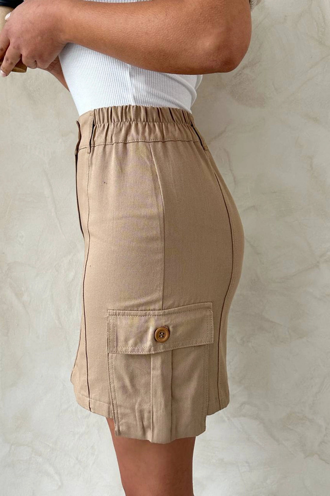 Biscuit Cargo Pocket Woven Skirt BCHN-2525020 - Mahilyow