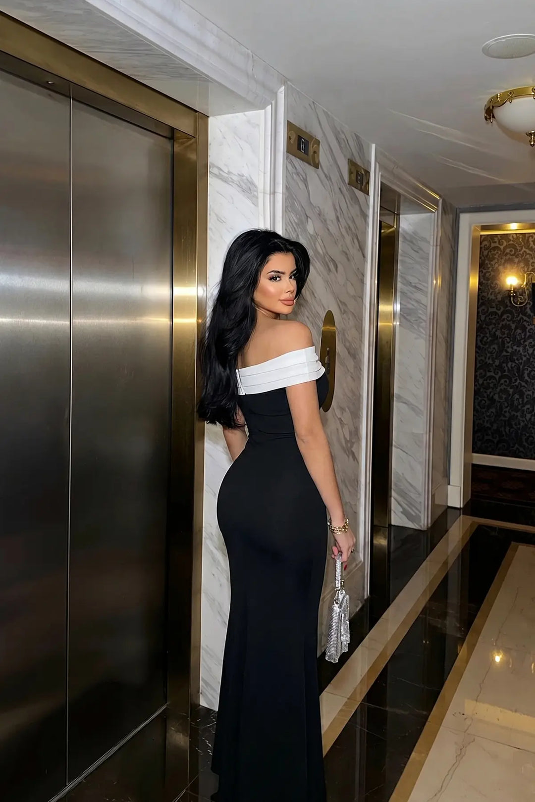 EYY Women Black Basic Long Dress - Fulham