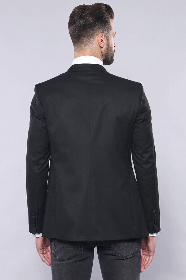 WSS Black Blazer Vest Set  - Waterbury