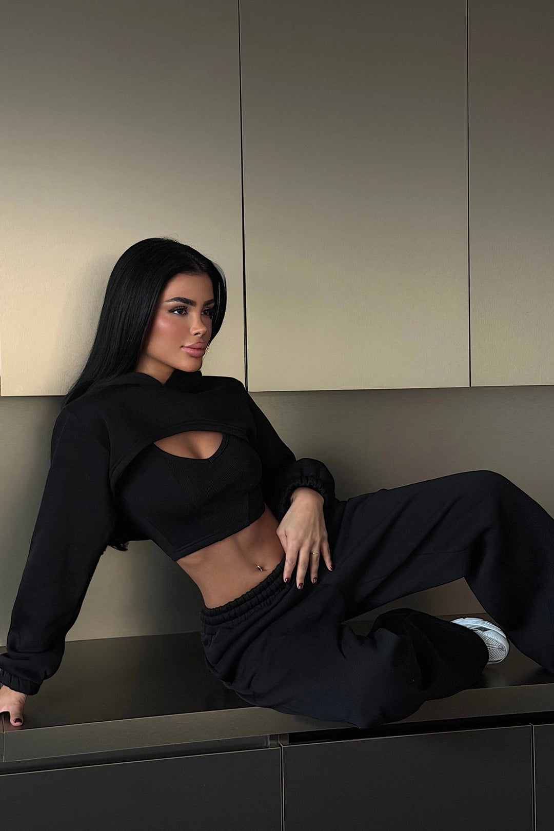 EYY Women Black Bolero Suit - Andover