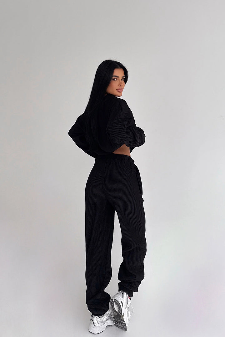 EYY Women Black Brimsley Top and Bottom Set - Florence