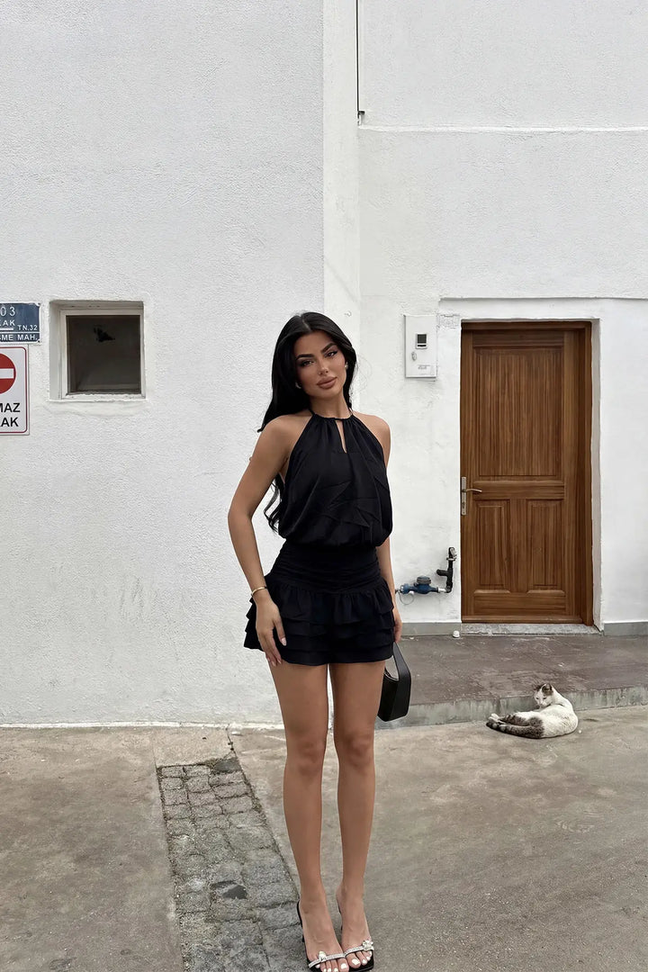EYY Women Black Heloise Mini Dress - Coyuca de Catalán