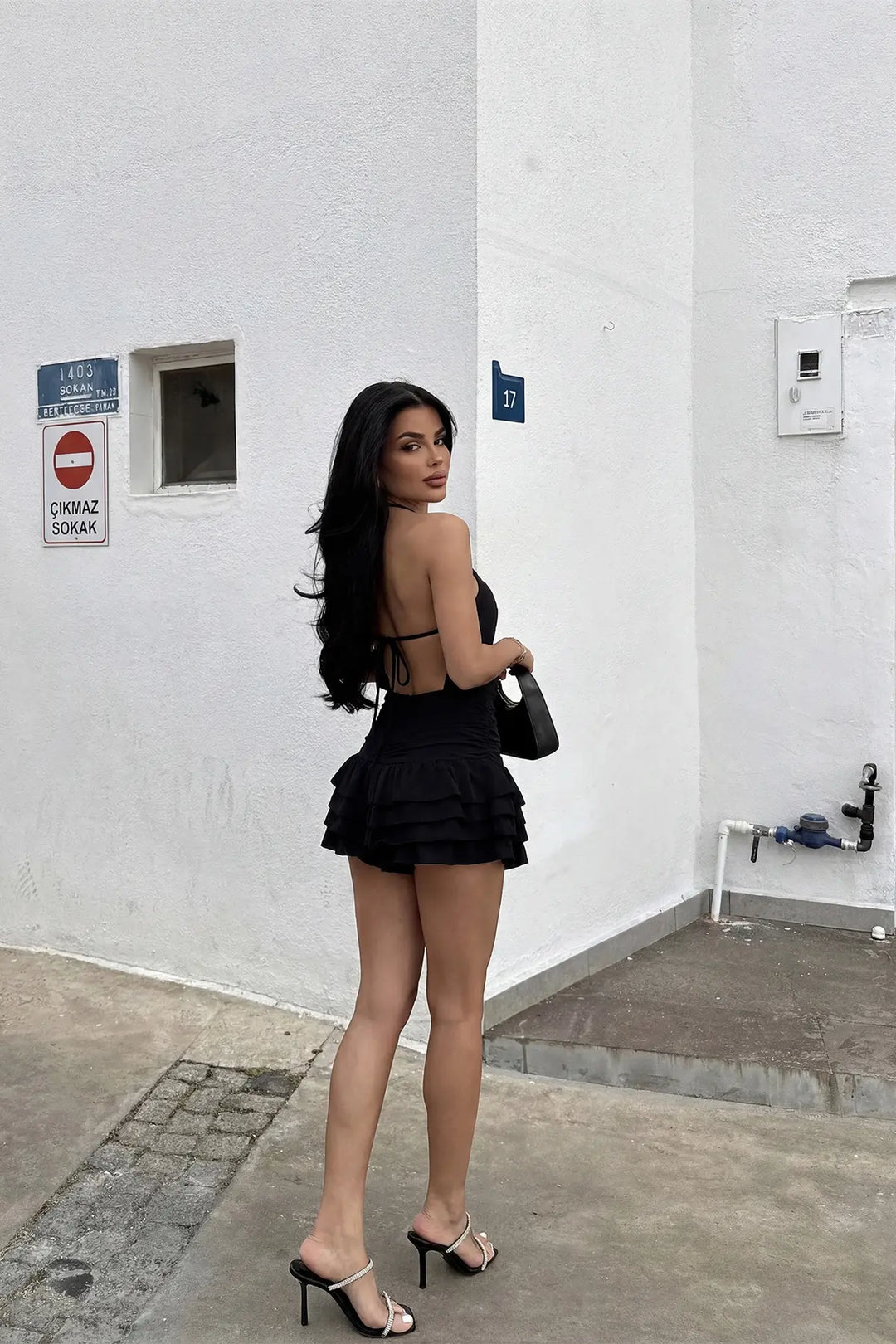 EYY Women Black Heloise Mini Dress - Coyuca de Catalán