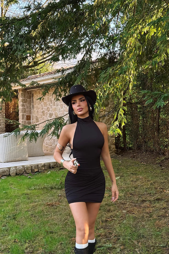 EYY Women Black Kawos Dress - San Bernardino