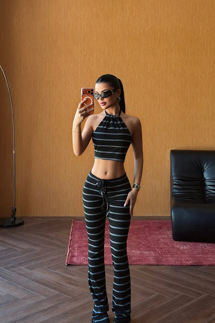 EYY Women Black Pants Set - La Laguna
