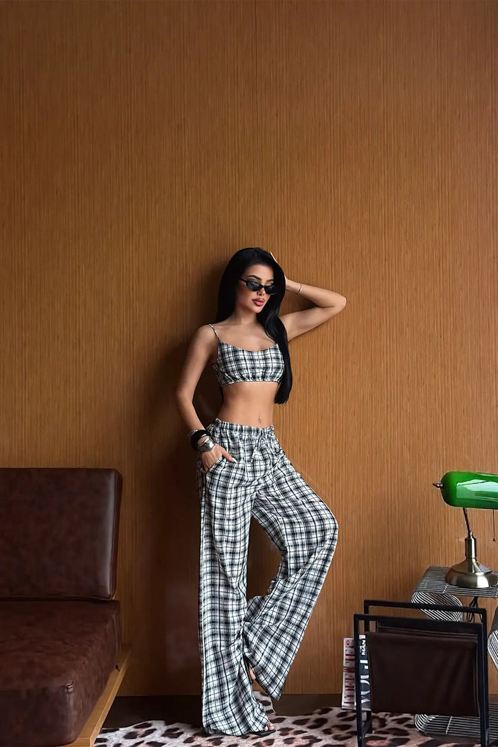 EYY Women Black Pants Set - North Bethesda