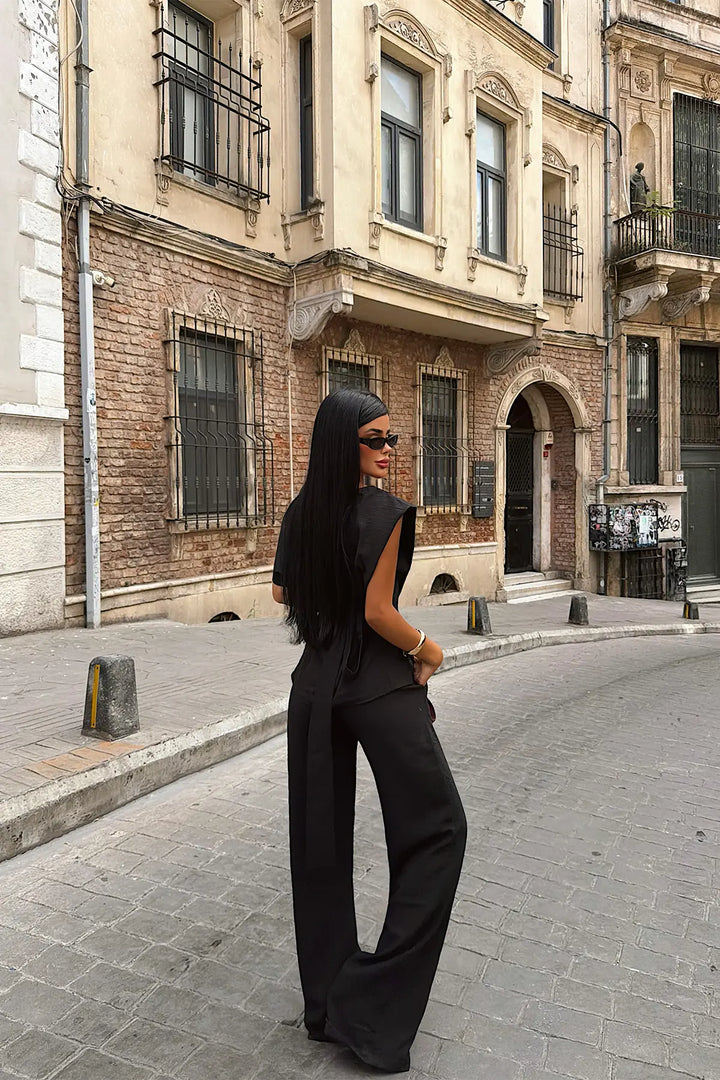 EYY Women Black Pants Set - Cedar Falls