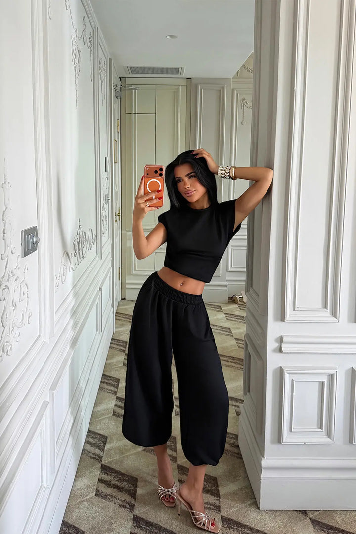 EYY Women Black Pants Suit - Bellevue